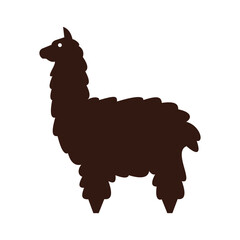 alpaca llama logo vector icon template © ellistya