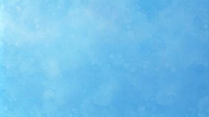 Obraz premium Gradient Blue Background with Bokeh Effect and Light Dots.