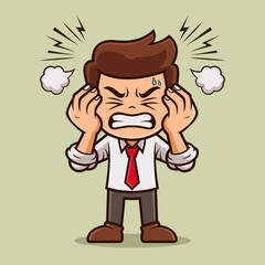 Painful Circumstances headache cartoon illustration