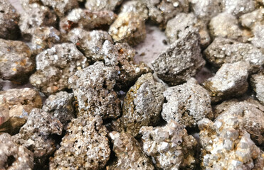 pyrite crystal texture