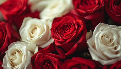 Obraz premium bouquet of red roses