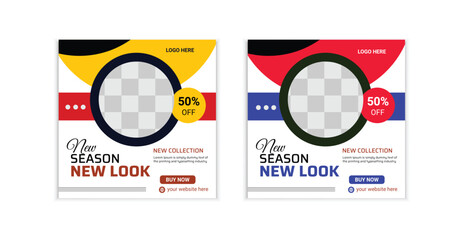 Cloth Fashion Design and Professional Social Media FASHION Template.