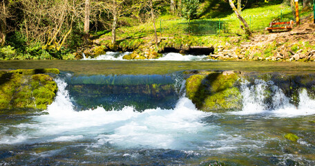 Vrelo Bosne (Bosna spring) near Sarajevo, Bosnia and Herzegovina