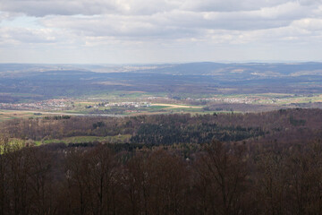 Obraz premium Countryside in Baden-Wurttemberg Land, Geislingen An der Steige, Germany
