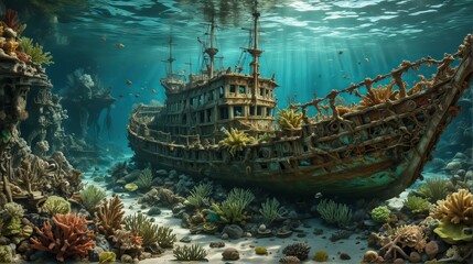 The sunken ship