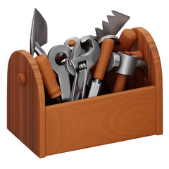 Labor Day 3D Icon, Toolbox
