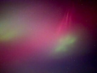 aurora borealis in the night sky