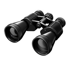 Binoculars Scopes, Isolated on a Transparent Background, Graphic Resource