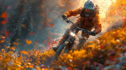 BIKE: Abstract Sport Background