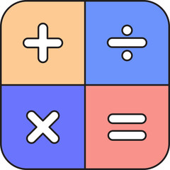 Obraz premium calculator app icon 
