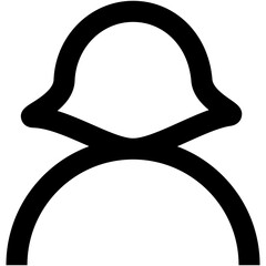 Simple Icon set related to Users. Profile Icon.