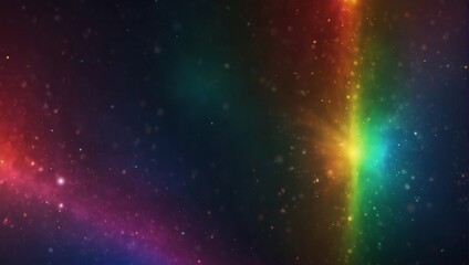 Abstract background with holographic rainbow flare reflection and geometric light reflection....