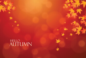 Autumn season style background design.