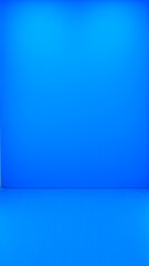 blue space room. Ai generated