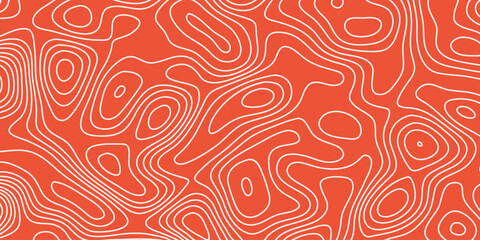 Salmon meat fillet texture pattern background. Stylized fish fillet line art seafood background. Salmon, tuna or trout fish steak flat style design vector illustration.