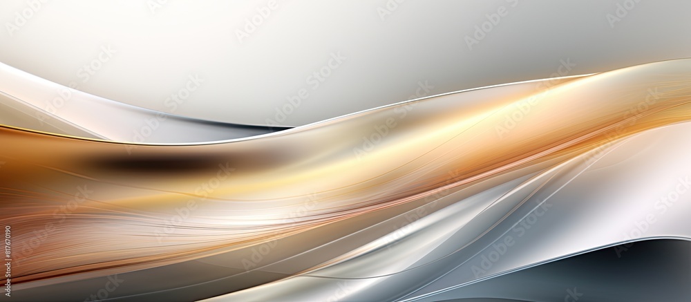 Poster abstract background material with silver and gold hues providing ample copy space for images