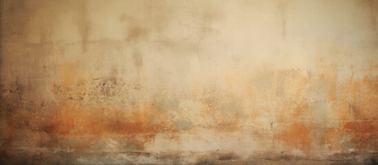 The image depicts an old style vintage wall with a cement grunge background providing a textured copy space
