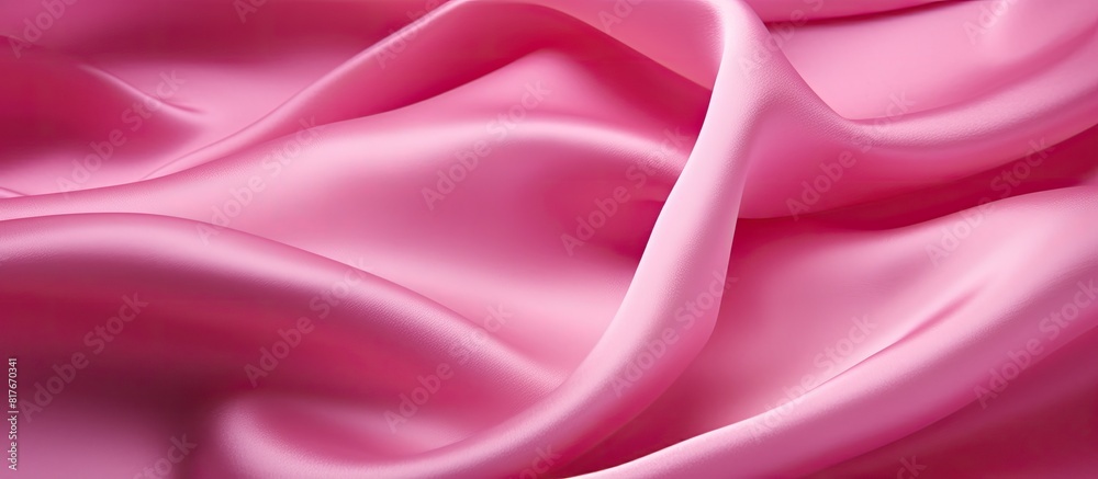 Poster a vibrant and eye catching fabric in a striking shade of pink providing ample copy space for images