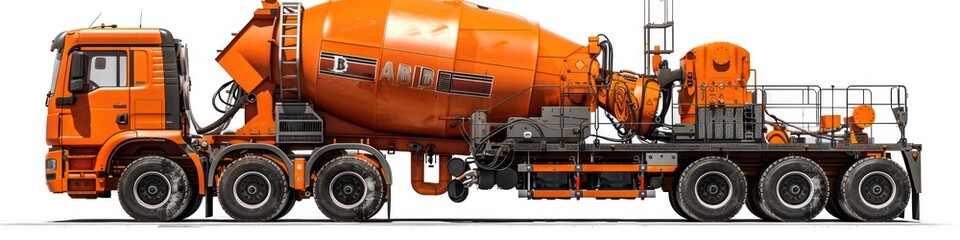 Colossal Cement Mixer with Advanced Mixing Technology and Digital Control Systems