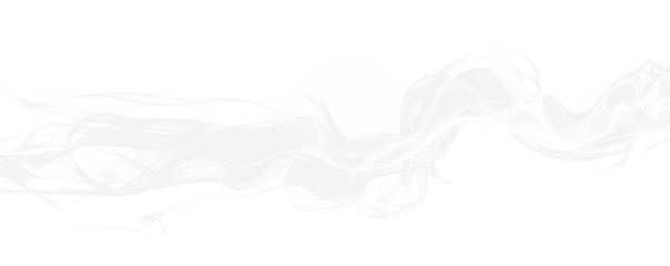 white smoke curve wave isolated on white or transparent png