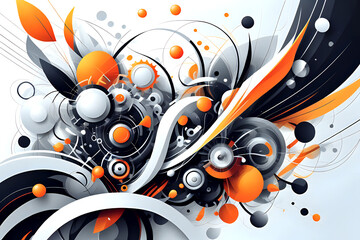 Abstract business communication technology digital innovation future tech data, internet concept abstract background desnig illustration.