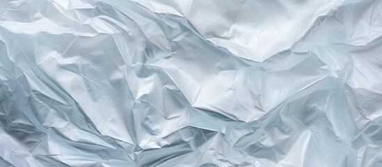 Obraz premium A texture of creased plastic polyethylene film perfect for a copy space image