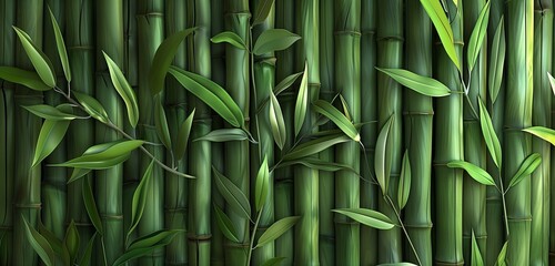 Fototapeta premium Abstract background Bamboo wall background