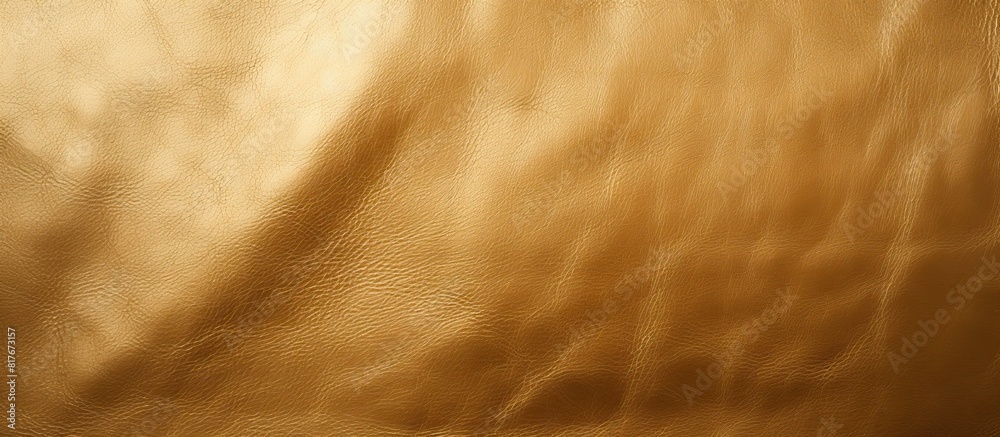 Aufkleber a closeup of a gold colored leather texture fills the background of the image leaving ample empty sp