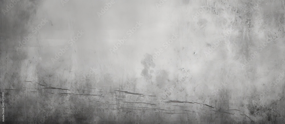 Poster Rough canvas perfect for vintage design Wide panoramic gray background texture Ideal for background with copy space image