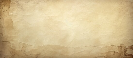 A vintage background with crumpled and textured paper that contains space for copying images