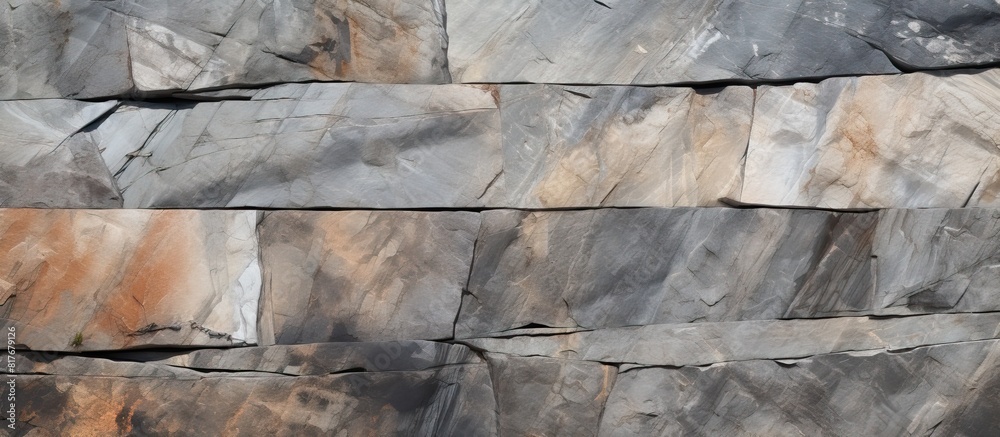 Poster an incredibly realistic pattern resembling natural stone. creative banner. copyspace image