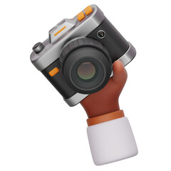 Labor Day Hand Gesture 3D Icon, Photographer