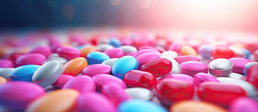 Pharmaceutical pills of Zolpidem a medicine for medical use with copy space for medical concept images