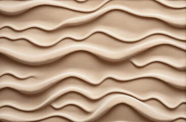 soft beige background with terry fabric waves