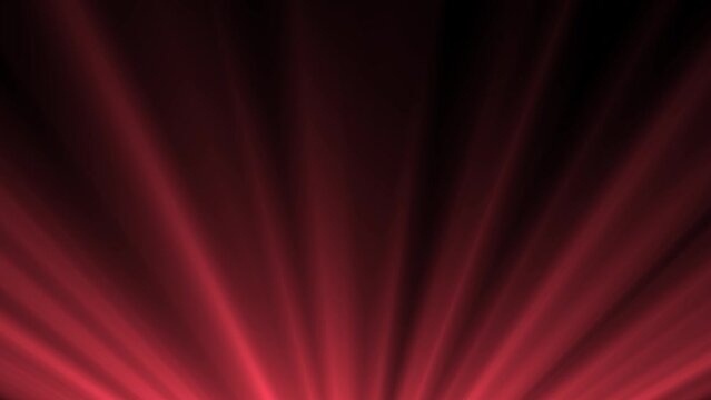 Glowing red rays pointing upwards