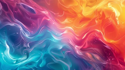 Abstract background of colors in the style of a gradient, rainbow, emotional energy, and pride.
