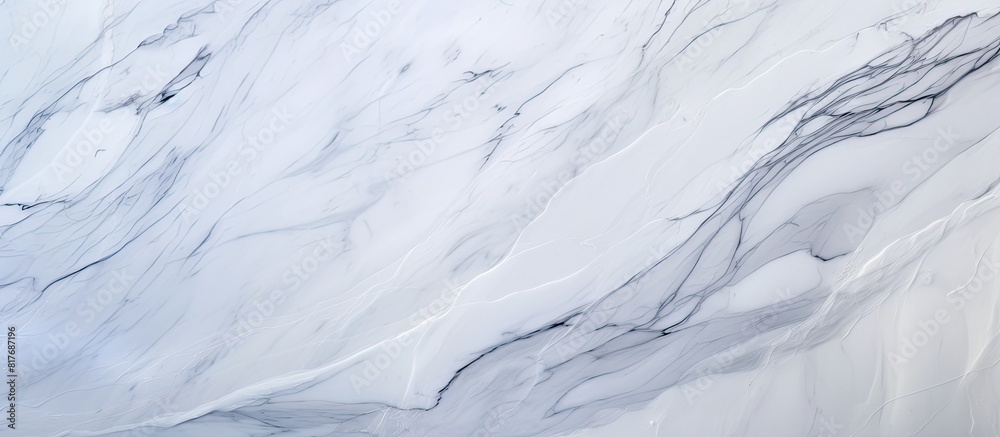Poster The abstract texture of white marble serves as a captivating background offering ample copy space