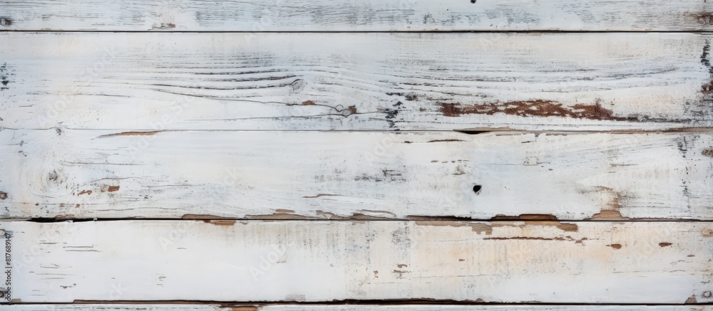 Poster a white paint on a wooden pallet texture seen from above providing a background with plenty of copy 