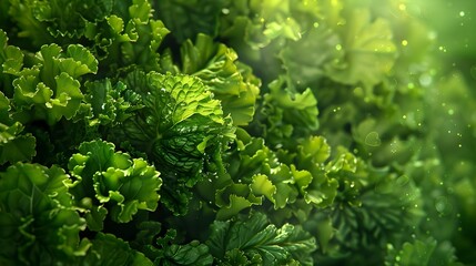 green vegetable background