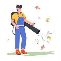 Modern Pack of Outdoor Activities Flat Illustrations  

