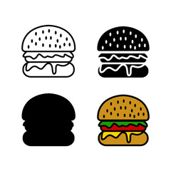 burger and hamburger