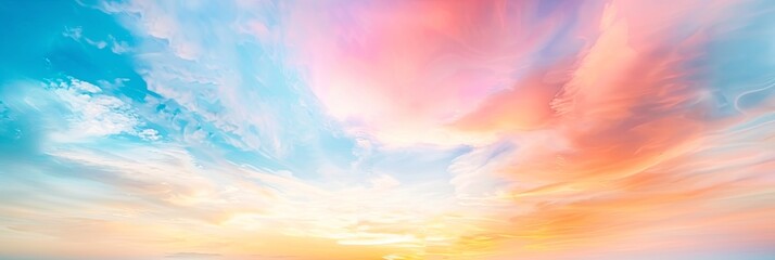 Obraz premium Beautiful Sunset Sky: Nature Sky Backgrounds