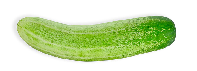 Cucumber isolated on the white background