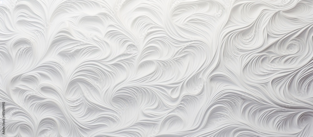 Aufkleber abstract snow texture with a frosting pattern on the wall serving as a copy space image