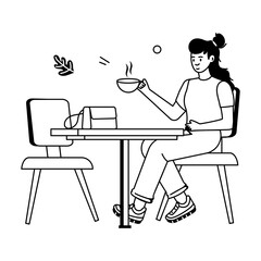 Pack of Outdoor Adventures Flat Illustrations  

