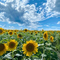 Fototapeta premium flower field