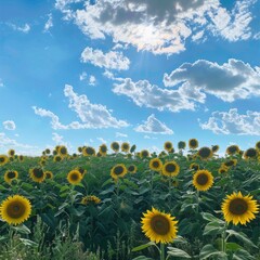 Obraz premium flower field