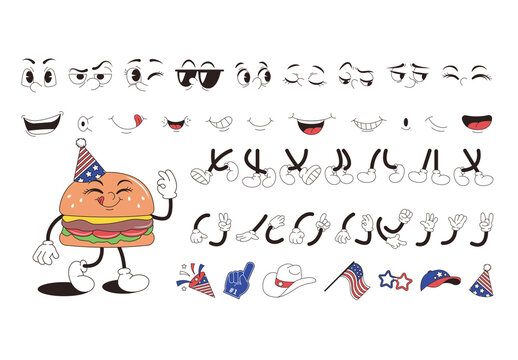 Burger Character Creator Kit