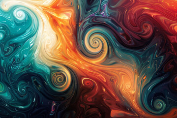 An abstract background with swirling colors and patterns, perfect for adding a modern touch to designs. 
