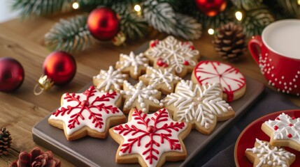 Host a cookie decorating contest, with each family member decorating their own cookies and voting on the best